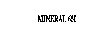 MINERAL 650