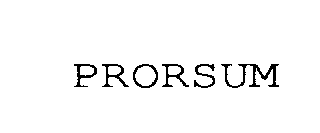 PRORSUM
