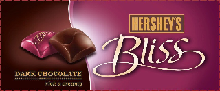 HERSHEY'S BLISS DARK CHOCOLATE RICH & CREAMY
