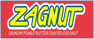 ZAGNUT CRUNCHY PEANUT BUTTER TOASTED COCONUT