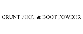 GRUNT FOOT & BOOT POWDER