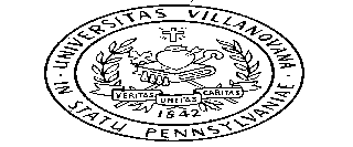 UNIVERSITAS VILLANOVANA IN STATU PENNSYLVANIAE VERITAS UNITAS CARITAS 1842