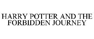 HARRY POTTER AND THE FORBIDDEN JOURNEY