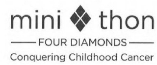 MINI THON FOUR DIAMONDS CONQUERING CHILDHOOD CANCER