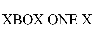 XBOX ONE X