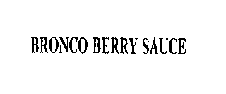 BRONCO BERRY SAUCE