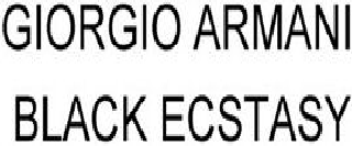 GIORGIO ARMANI BLACK ECSTASY