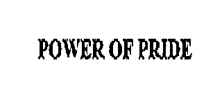 POWER OF PRIDE