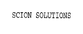 SCION SOLUTIONS