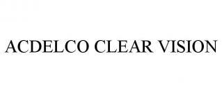 ACDELCO CLEAR VISION