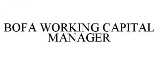 BOFA WORKING CAPITAL MANAGER