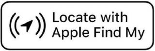 LOCATE WITH APPLE FIND MY
