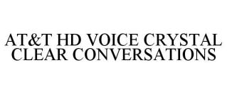 AT&T HD VOICE CRYSTAL CLEAR CONVERSATIONS
