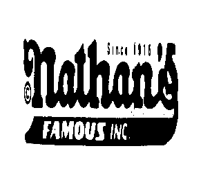NATHAN'S FAMOUS INC SINCE 1916