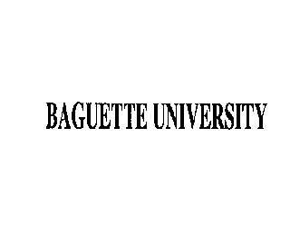 BAGUETTE UNIVERSITY