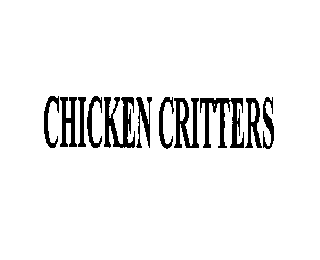 CHICKEN CRITTERS