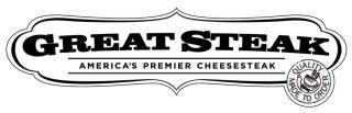 GREAT STEAK AMERICA'S PREMIER CHEESESTEAK QUALITY MADE TO ORDER