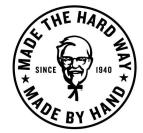MADE THE HARD WAY MADE BY HAND SINCE 1940