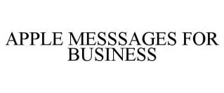 APPLE MESSAGES FOR BUSINESS