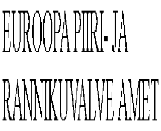 EUROOPA PIIRI- JA RANNIKUVALVE AMET