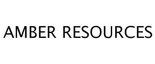 AMBER RESOURCES
